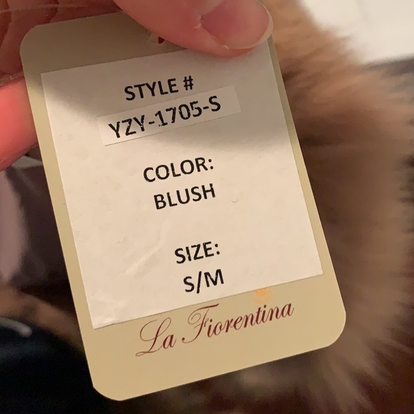 Quilted Fox Fur Vest - Blush - Picture 8 of 10